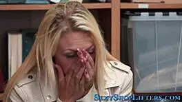 Teen thief gets caught and cumshotted 😏