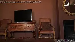 teen seduces stepfather with jerking in pov