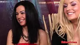 lesbian orgy with teen babes and big tits!