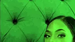 Petite Ebony Stepsister Blows Big White Cock