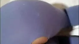 my friend is exercising and i get horny with her sexy body, wanting to bend her over for anal toys