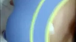 my friend is exercising and i get horny with her sexy body, wanting to bend her over for anal toys