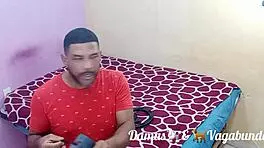 Horny step sister rides and gets facial in bedroom