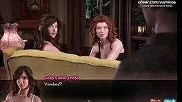 yo, check this redhead virgin's first anal in hentai game! 😍