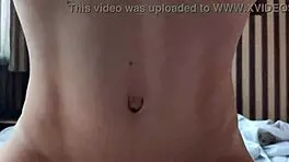 Hot teen awakens guy with oral and activity on bed