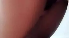 Cute Mexican Brunette Stops Dick with Feet