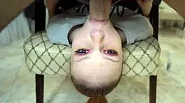 Young 18+ Stepsister Rides Cock Hard for New Year's 2022 Gift