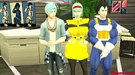 Bulma teaches stepson sex and takes his virginity