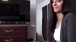 my latina step daughter jasmine vega begs for reward