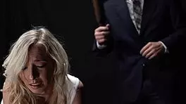 Sexy Short-Hair Blonde Teen 18+ Caught in Hardcore Play with Rey