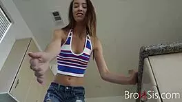 Charity Offers Tender Comfort To Injured Stepbrother With Intense Slaps And Choking