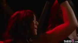 maya woulfe dominates leana lovings with spanking and pussy licking