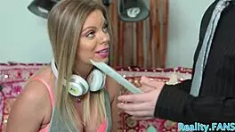 real teen dp fucked in wild threesome