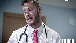 Kira Noir says, I'm in this clinical trial getting my big tits examined and cumshot on ass.