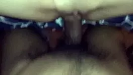 This BBC bull is dicking down a white petite milf hard.