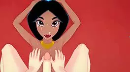 I can't believe I'm banging Princess Jasmine in POV action