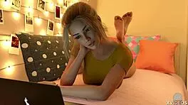 dreamland 03 - horny milf in lingerie gets pov close-up sex