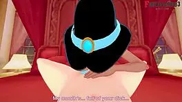I can't believe I'm banging Princess Jasmine in POV action