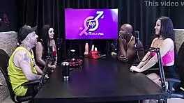 Monica Lima Official Strips Naked After Pussy Lick on Table