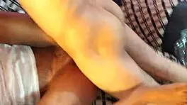 skinny teen babes enjoy riding big black cocks in 4some