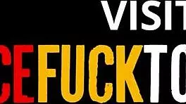 Looking up while taking dick down her latina throat with deepthroat gagging and monster cock 😏