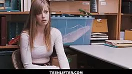 Petite Blonde Shoplifter Dolly Leigh Fucked by Guard!