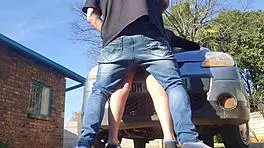 Wow! 18-Year-Old College Girl Banged Hard and Creampied in Her Car!