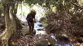 Nina Rivera Sucks Monster Cock by Riverside with Don and Nina Superhotfilms