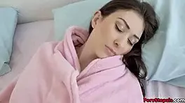 Brunette Ebony Teen Aryana Amatista Banged Hard by Stepbrother in Shocking Scene