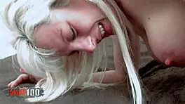 Gorgeous Busty Spanish Blonde Yesica Catler Fucked Hard on Bed