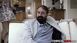 teen 18+ giving taboo titfuck and sucking dick, wow! 😍