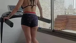 teen prostitute deluxeshura0 ends up fucking in the gym