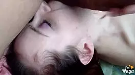 stepdad penetrates 18yo girl, she sucks his cock gagging, then he fucks her ass moaning