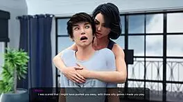 Milfy city - sex scene 4 - stepmom boobs massage - porn games adult games 3d game