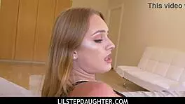 hey, that blonde teen daisy stone is seducing her stepdad right there in pov while he's napping