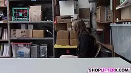 Amateur teen puts on her costume for her scenes; stealing and getting punished in BDSM scene