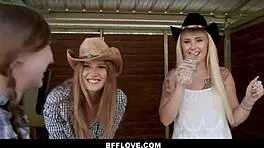 i saw ashley lane and her bffs get fucked by cowboy to orgasm