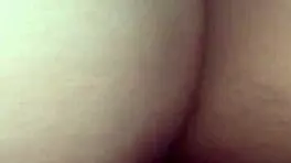 cheating wife creampied doggy by young friend 😈