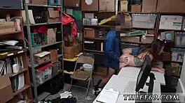 Amateur teen RUBS ONE OUT while webcam beauty STRIPS, both suspects in police uniform