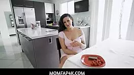 Wet Stepmom Penny Barber Sucks Huge Monster Cock in POV Roleplay, Enjoying Cheating with Big Tits