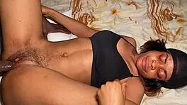 teen pussy gets stretched by big black cock in doggystyle