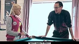 hey stepdad, wanna bet on biliards and bang my big tits blonde ass? - marsha may