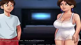 intense blowjob on a luxurious yacht in summertime saga hentai with big ass