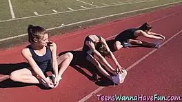 Real lesbian licks ass at party.