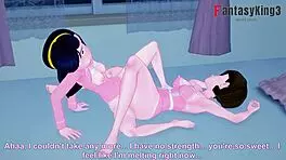 Helen Parr and Violet Parr are found together, and I join them in a POV threesome with missionary sex. 😉