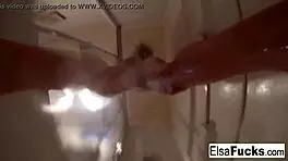 does tight teen 18+ elsa use toys on her wet pussy?