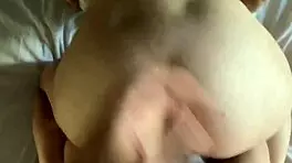 russian couple enjoys homemade morning sex with cumshot