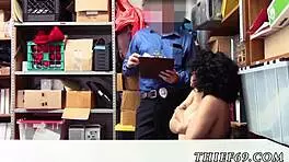 Hot Cop Interrogates Big Tits Black Ebony Suspect In Fake First Time Hd