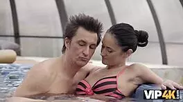 this homemade video shows a step daughter getting creampied in the bathroom