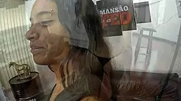 Jasmine santanna behind three cameras